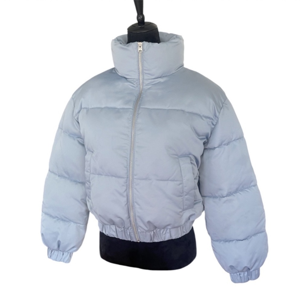 Abercrombie Ultra Mini Puffer in Baby Blue